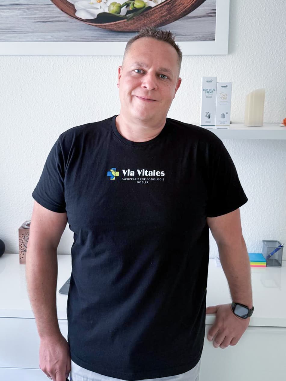 Jörg Goßler, Podologe und Inhaber der Praxis Via Vitales in Freudenstadt